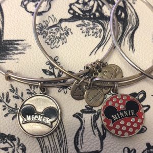 Alex and Ani Disney Mickey and Minnie Bracelets